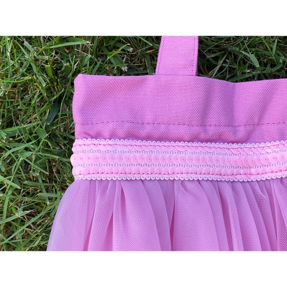Princess Tote, Ballerina Bag, Bridesmaid Tote, Pink Bridal Tote, Flower Girl Bag - Picture 3 of 4